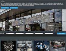 Tablet Screenshot of mazda-autohaus-schmitz.de